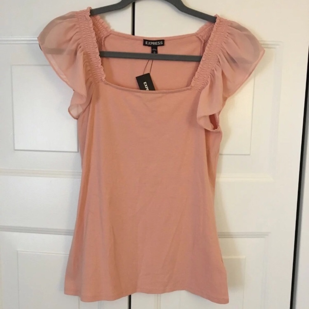 Light pink top
